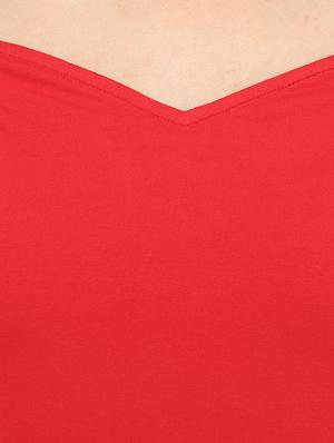 off shoulder knitted sheath dress - 15029740 - Standard Image - 5