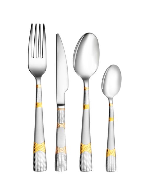Set of 24 PCS Lush Cutlery set - 15029941 - Very Small Image - 1