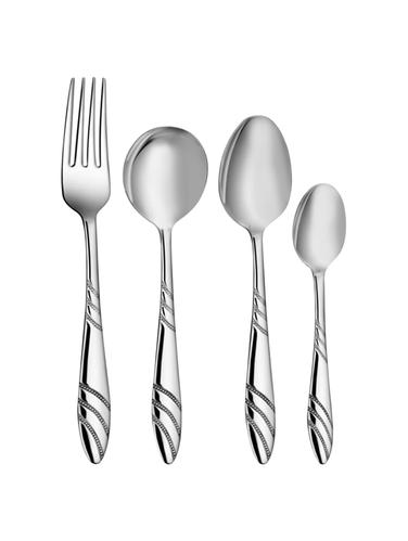 Set of 24 PCS Groom Dotted Cutlery Set - 15029951 - Very Small Image - 1
