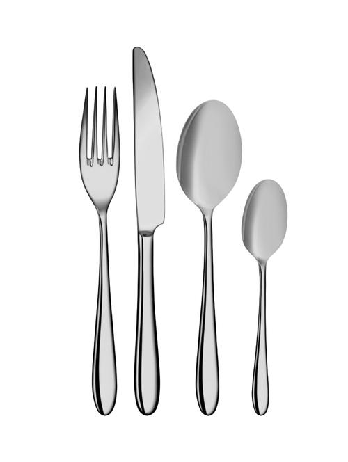 Set of 24 PCS Gracy Cutlery set with PVD Coating - Titanium - 15029952 - Very Small Image - 1
