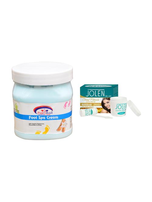 JOLEN Gold Bleach Cr?me 18g and Pink Root Gold Cream 500ml - 15029985 - Standard Image - 1