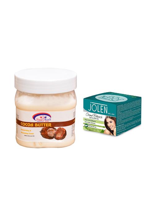 JOLEN Aloe Vera Bleach Cr?me 18g and Pink Root Fruit Gel 500ml - 15030031 - Very Small Image - 1