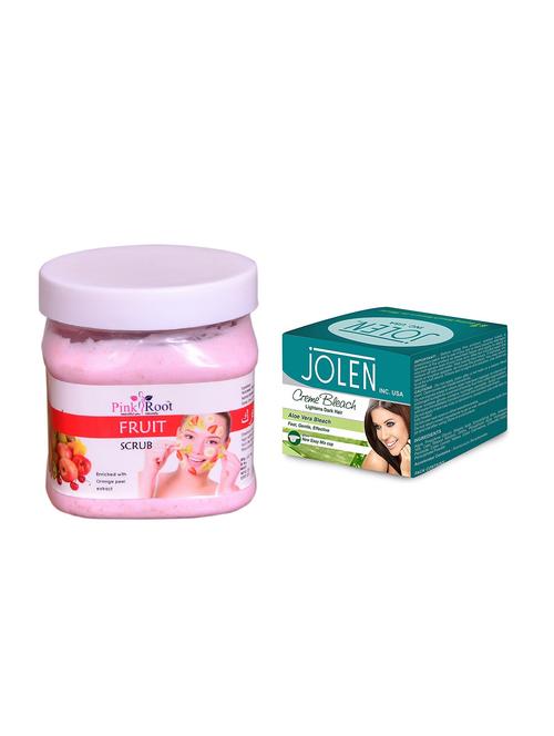 JOLEN Aloe Vera Bleach Cr?me 18g and Pink Root Foot Spa Cream 500ml - 15030038 - Standard Image - 1