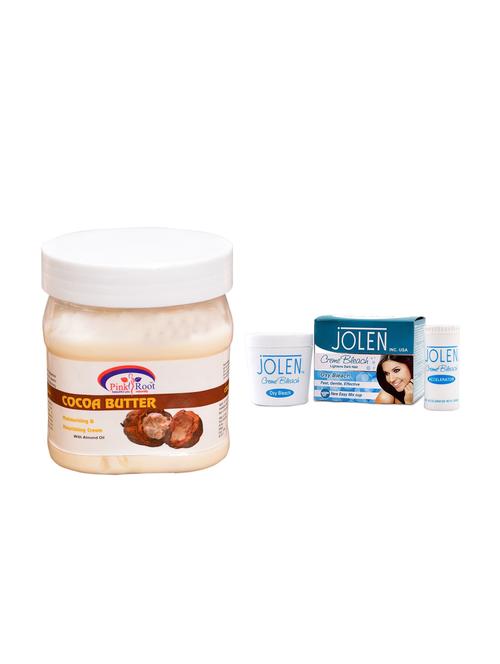 JOLEN Oxy Bleach Cr?me 35g and Pink Root Fruit Gel 500ml - 15030079 - Very Small Image - 1