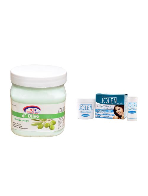JOLEN Oxy Bleach Cr?me 35g and Pink Root Fruit Scrub 500ml - 15030080 - Standard Image - 1
