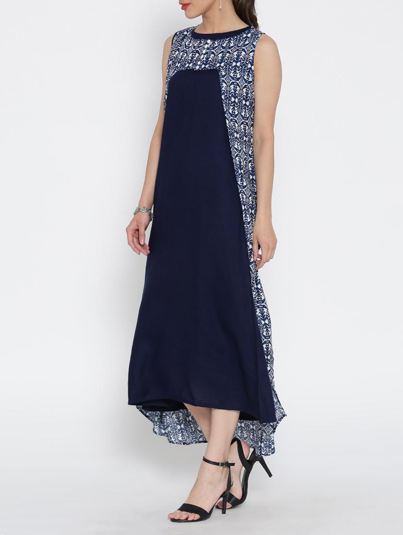 layered printed dress - 15030354 - Zoom Image - 2