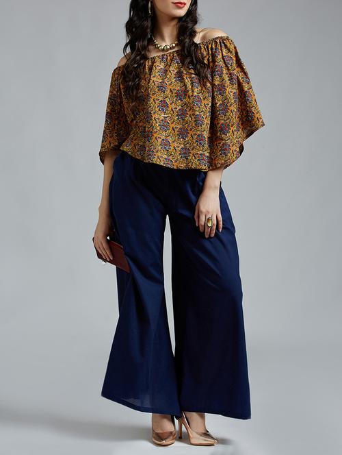 yellow top pant set - 15030405 - Standard Image - 1