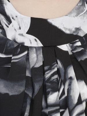 floral pleated blouson top - 15030461 - Standard Image - 4