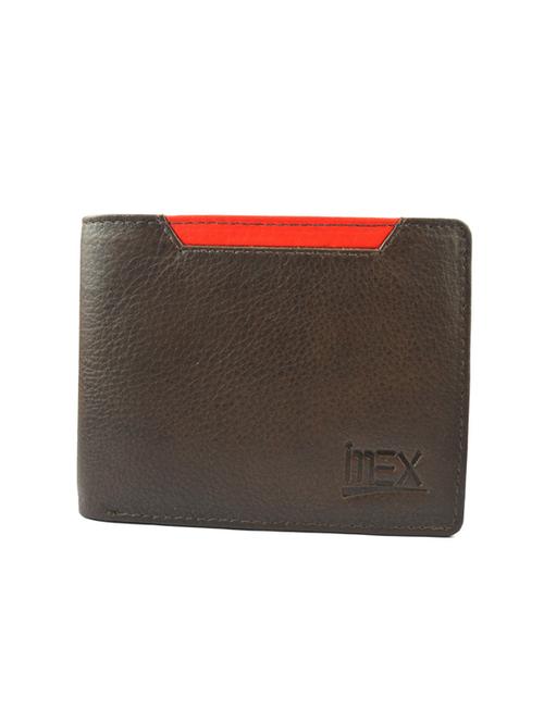 brown & red leather wallet - 15030490 - Standard Image - 1