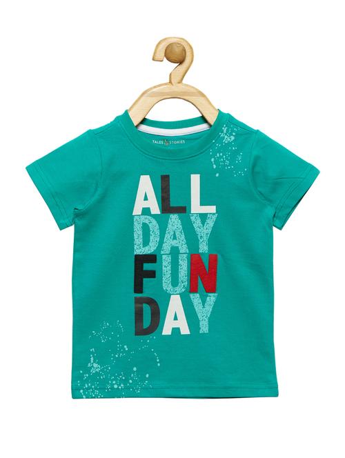 green cotton tshirt - 15030507 - Very Small Image - 1