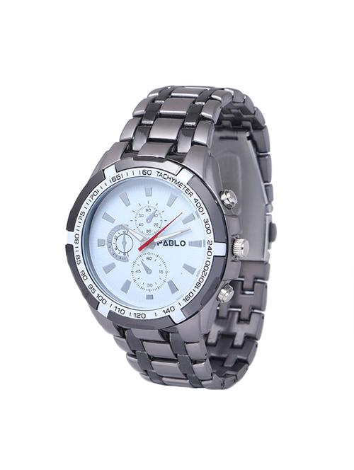 Pablo Classique Grey Metal Classique Grey Metal Watch - For Men - 15030552 - Standard Image - 1