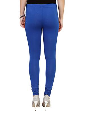blue solid leggings - 15030602 - Standard Image - 3