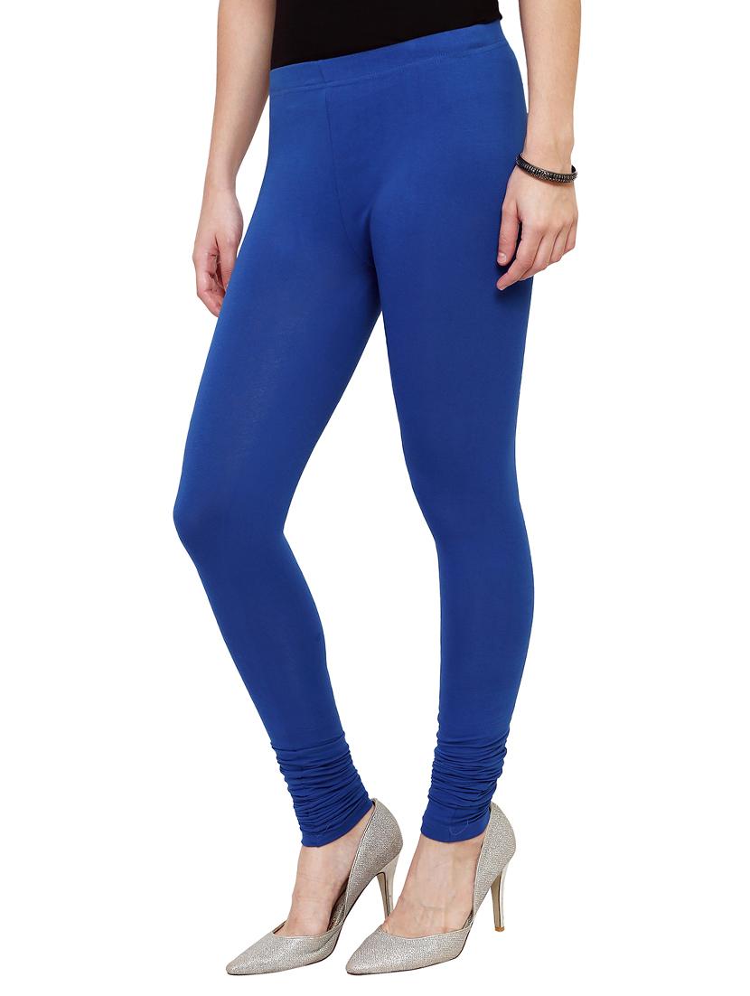 blue solid leggings - 15030602 - Zoom Image - 2