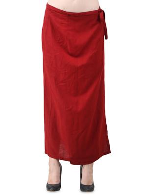 red linen wrap skirts - 15030778 - Standard Image - 1