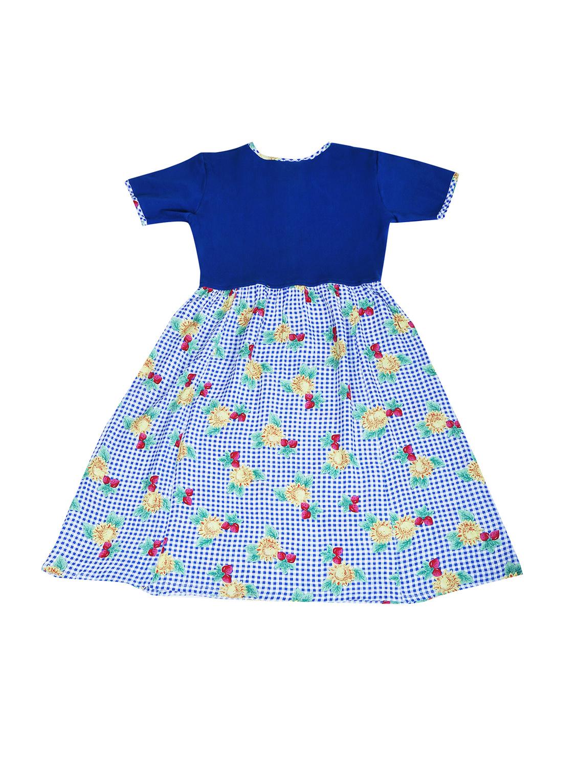 blue cotton frock - 15030836 - Zoom Image - 2