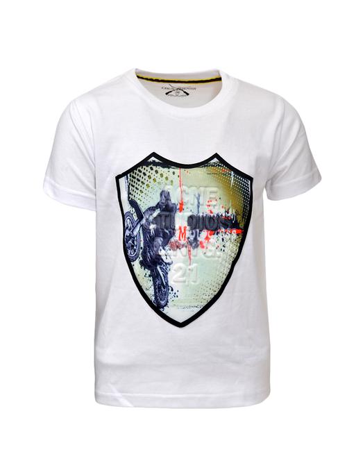 white cotton tshirt - 15030997 - Standard Image - 1