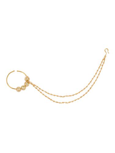 gold metal nose pin - 15031260 - Very Small Image - 1