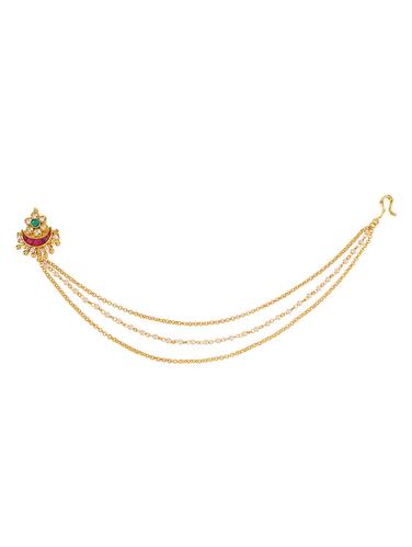 gold metal nose pin - 15031262 - Very Small Image - 1