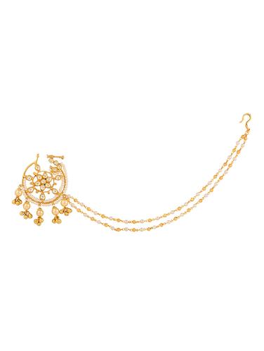 gold metal nose pin - 15031267 - Very Small Image - 1