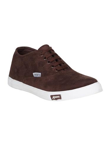 brown Suede lace up sneaker - 15032237 - Very Small Image - 1