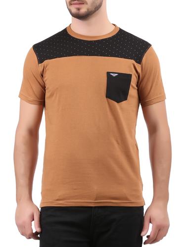 brown cotton pocket t-shirt - 15032351 - Very Small Image - 1