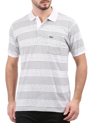 white cotton all over print tshirt - 15032426 - Standard Image - 1
