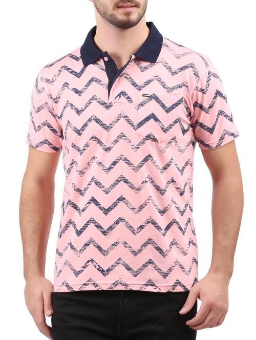 pink cotton all over print tshirt - 15032439 - Standard Image - 1