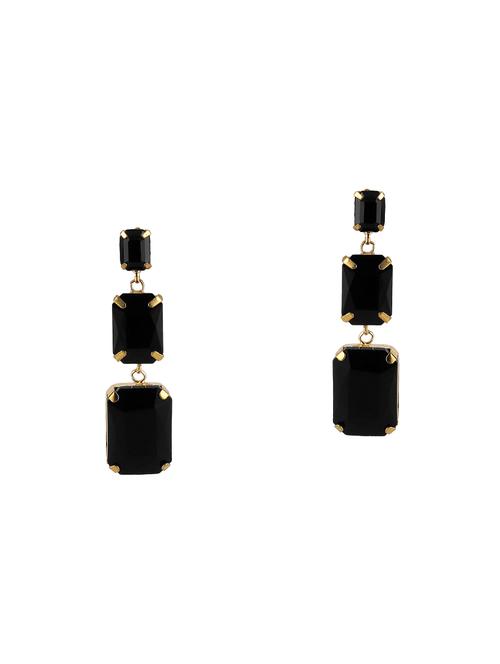 multi brass drop earring - 15033346 - Standard Image - 1