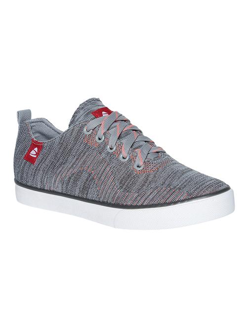 grey Fabric lace up sneaker - 15033349 - Standard Image - 1
