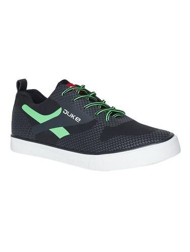 grey leatherette lace up sneaker - 15033364 - Very Small Image - 1
