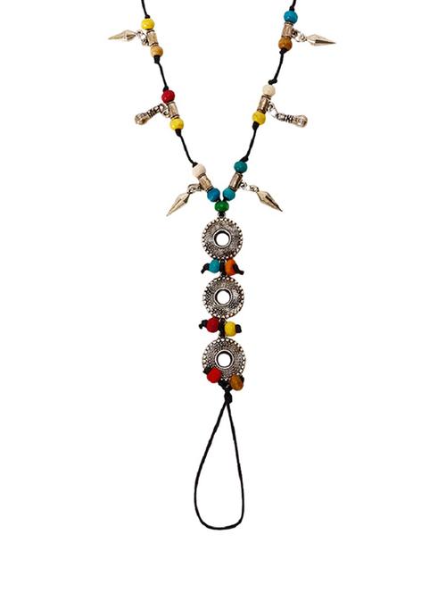 multi metal anklets and payal - 15033407 - Standard Image - 1