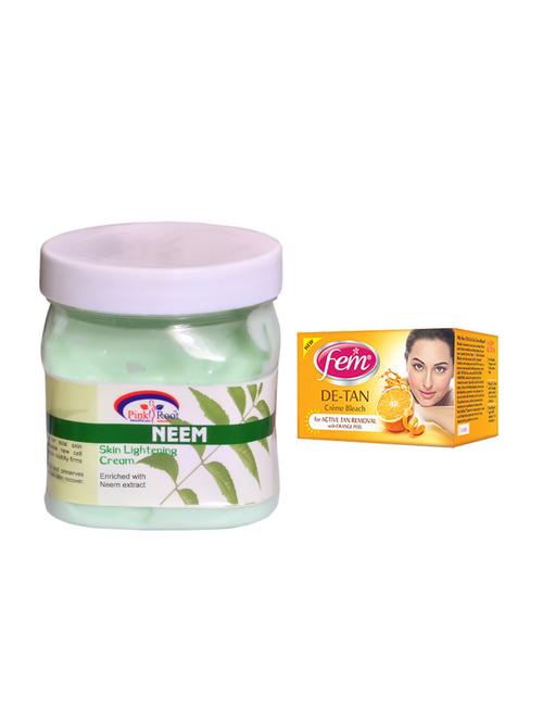 FEM DE-TAN Cr?me Bleach and Pink Root Neem Cream 500ml - 15033474 - Standard Image - 1