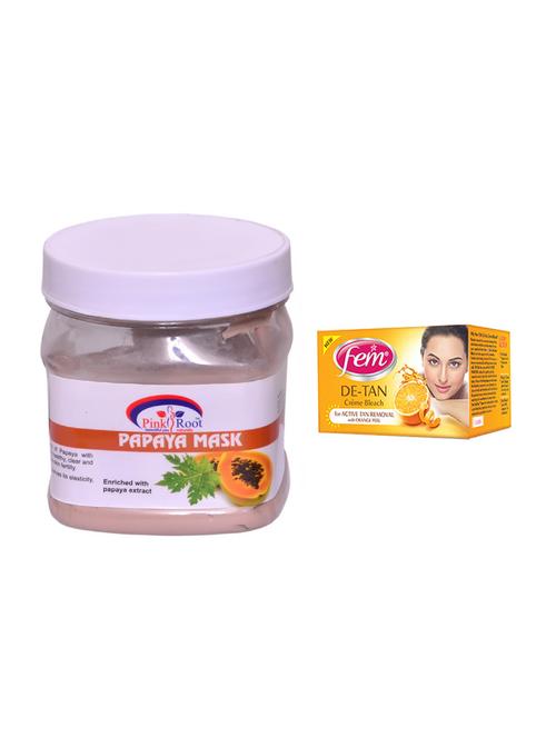fem de-tan cr?me bleach and pink root papaya mask 500ml - 15033478 - Standard Image - 1