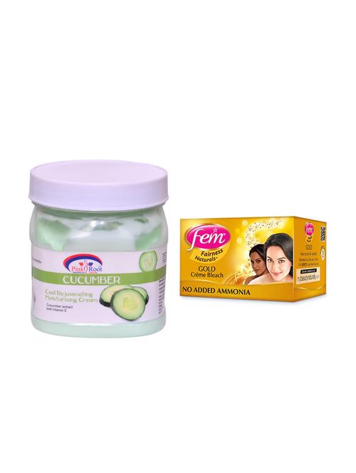 FEM Gold Cr?me Bleach and Pink Root Cucumber Cream 500ml - 15033495 - Standard Image - 1