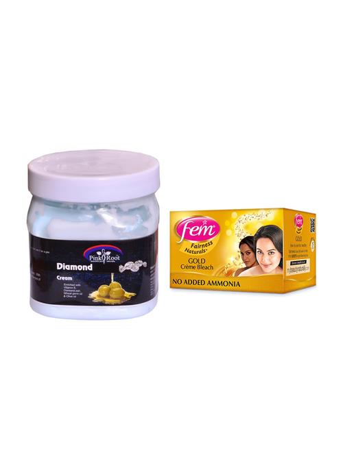 fem gold crème bleach and pink root diamond cream 500ml - 15033496 - Standard Image - 1