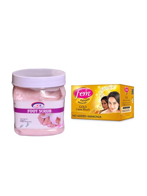 FEM Gold Cr?me Bleach and Pink Root Foot Scrub 500ml - 15033505 - Standard Image - 1