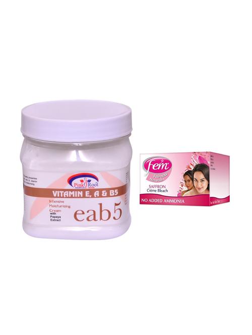 FEM Saffron Cr?me Bleach and Pink Root Vitamin eab5 Cream 500ml - 15033509 - Standard Image - 1