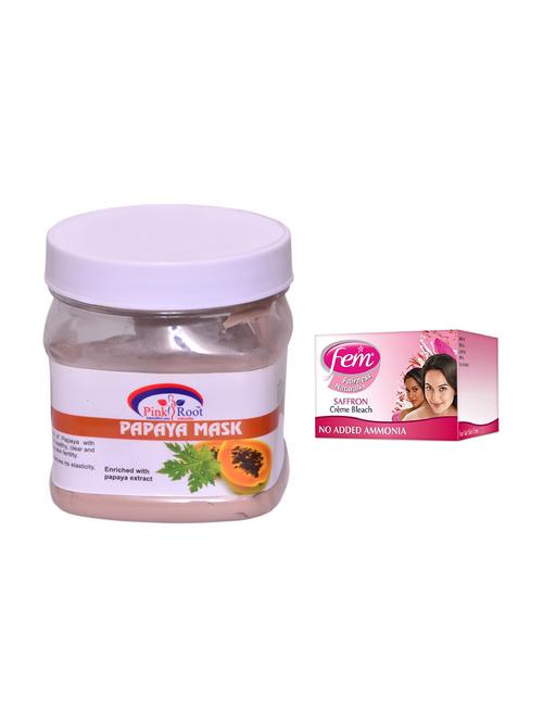FEM Saffron Cr?me Bleach and Pink Root Papaya Mask 500ml - 15033514 - Standard Image - 1