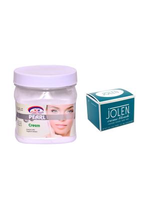 JOLEN Crme Bleach 18g and Pink Root Pearl Cream 500ml - 15033535 - Standard Image - 1