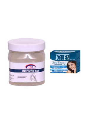 JOLEN Oxy Bleach Crme 35g and Pink Root Diamond Gel 500ml - 15033560 - Standard Image - 1