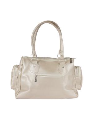 beige leatherette handbag - 15033745 - Standard Image - 2