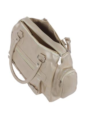 beige leatherette handbag - 15033745 - Standard Image - 3