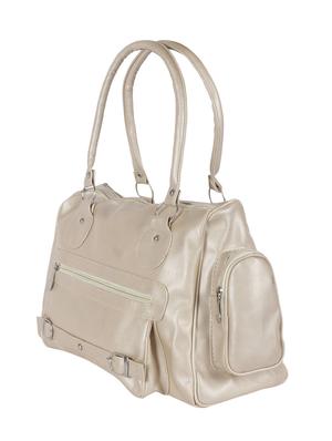 beige leatherette handbag - 15033745 - Standard Image - 4