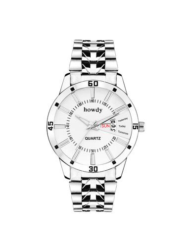 howdy white dial with stainless steel strap - 15033837 - Very Small Image - 1