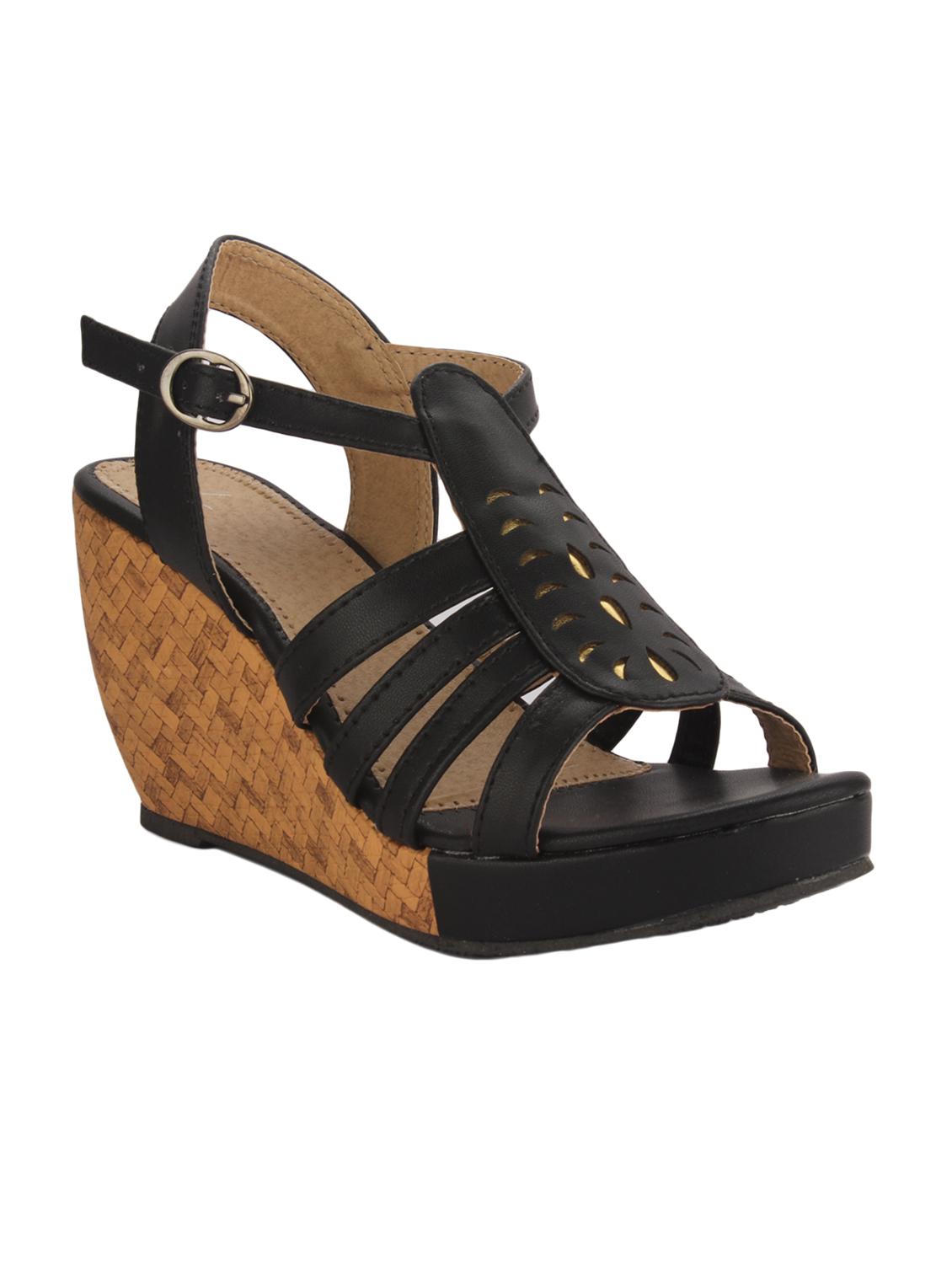 black ankle strap wedge - 15033971 - Zoom Image - 1