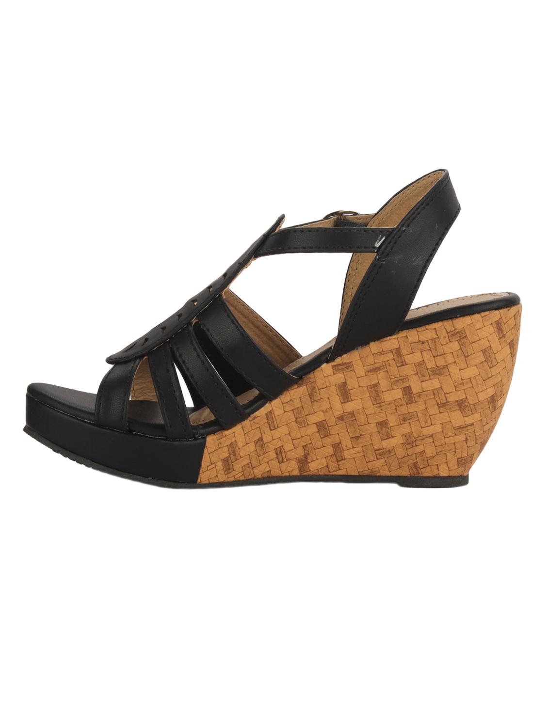 black ankle strap wedge - 15033971 - Zoom Image - 2