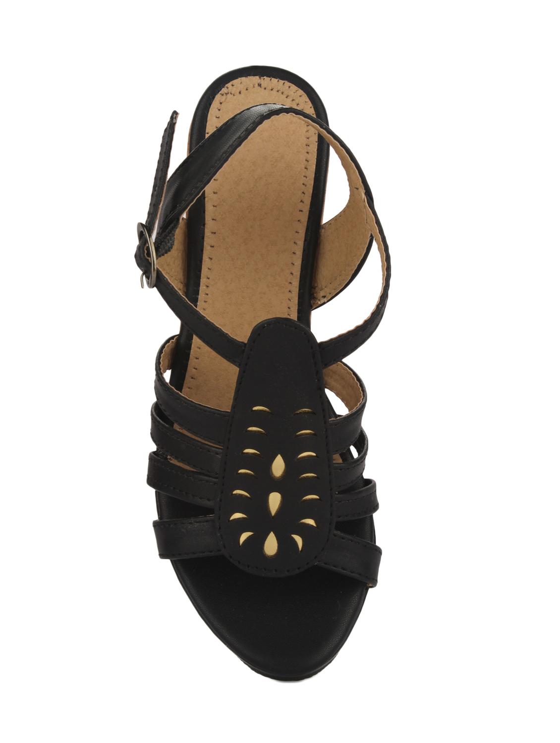black ankle strap wedge - 15033971 - Zoom Image - 4