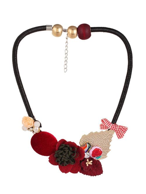 multi colored metal short necklace - 15034003 - Standard Image - 1