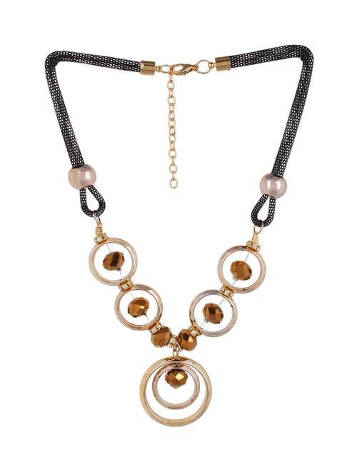 green metal short necklace - 15034014 - Standard Image - 1