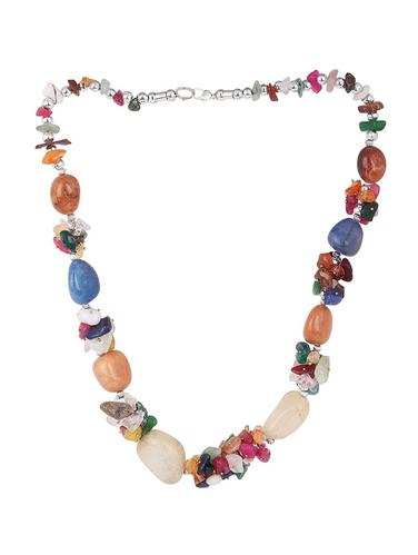 multi colored metal short necklace - 15034028 - Very Small Image - 1